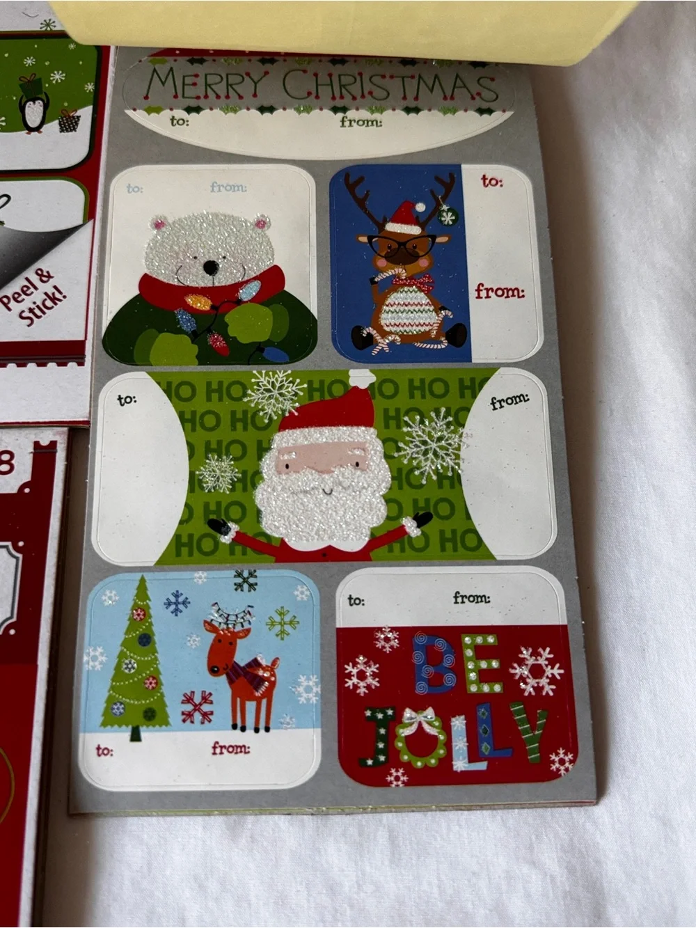 Christmas Gift Tag Sheets - Red and Green Holiday Labels